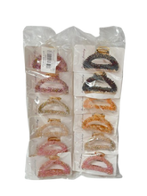 Lve Cleste Par Metal Cu Strasuri Colorate 1-18/19/20/21/22/23 12buc/set 50/bax